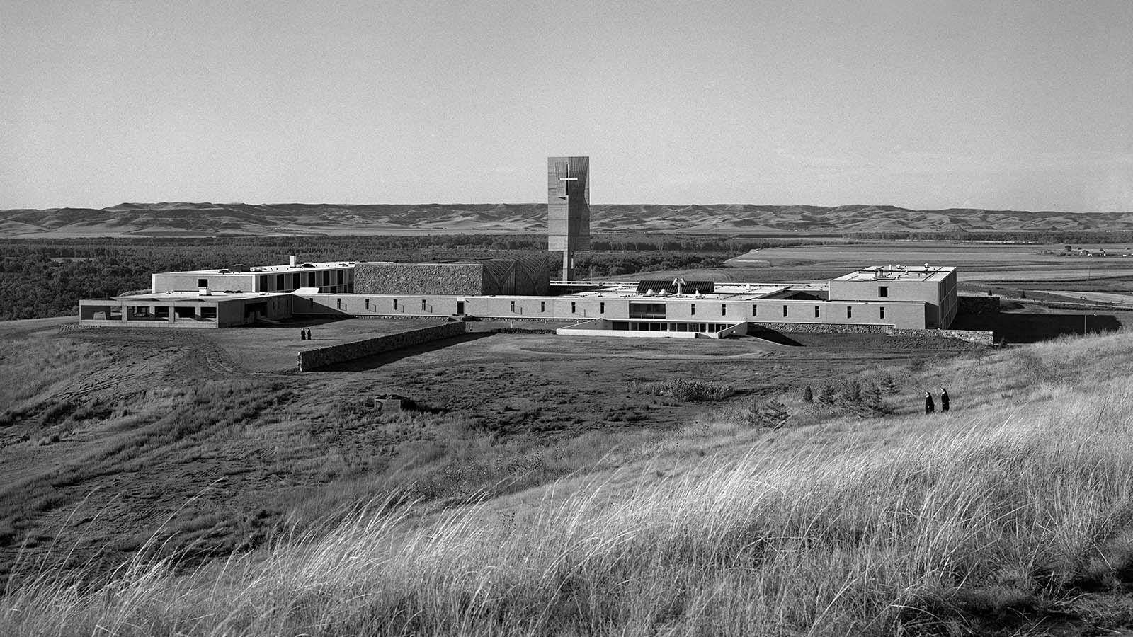 View of the University of Mary when it was first built.